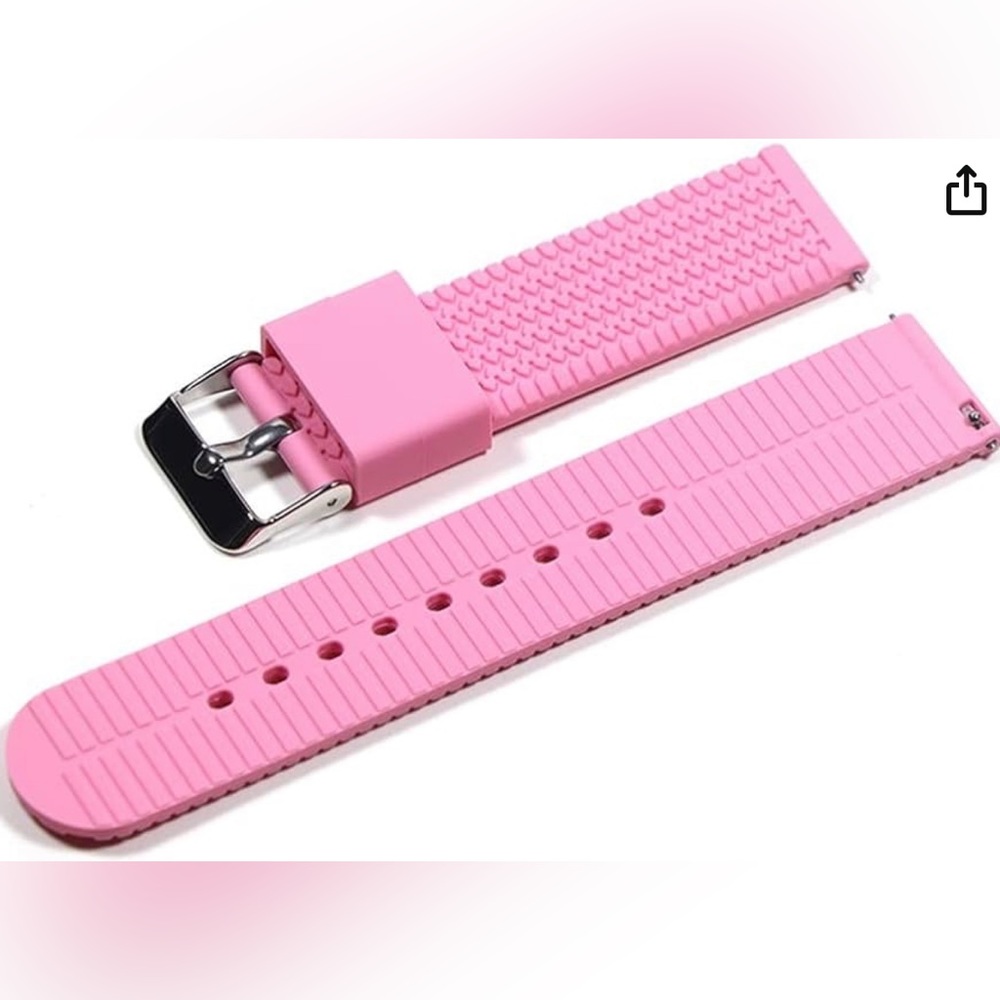Unisex Silicone Strap Rubber Watch Strap 22mm